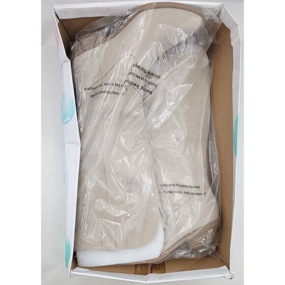 Soda Emery Boot Knee-High Western Boots Faux Suede Sand Womens Size 8.5 New - Picture 6 of 12